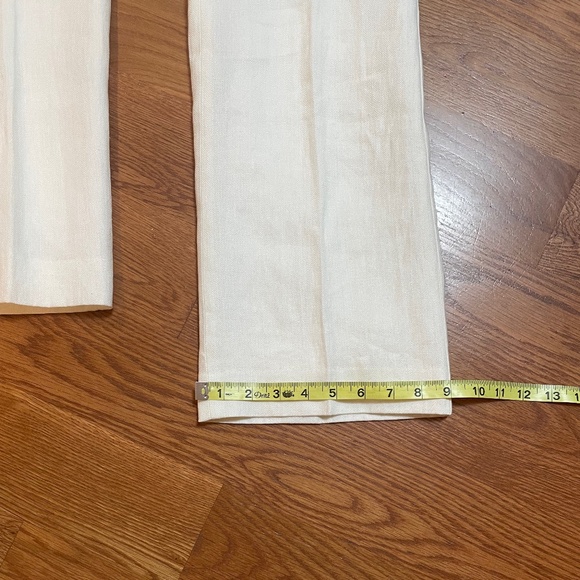Talbots Heritage Italian Linen Trousers, Size 2 - Picture 9 of 15